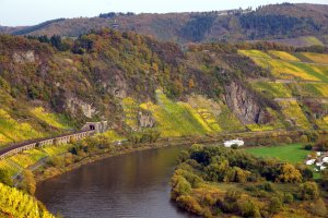 Hangviadukt im Herbst