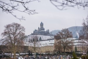 Burg Cochem in Winter