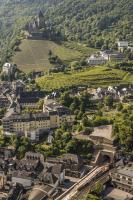 Neuer Tunnel und Burg Cochem