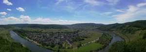 Panorama Moselschleife bei Puenderich