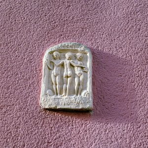 Zell - Wandtafel mit griechischer Inschrift