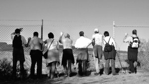 Kröver Hangrutsch Zaungäste