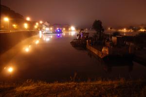 Alfer Hafen bei Nacht