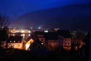 Blaue Stunde in Bullay-Alf