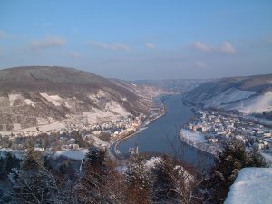 Alf und Bullay im Schnee