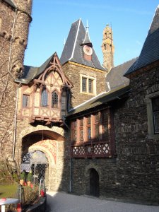 Cochem, Burg, Innenhof