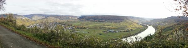 Moselpanorama Herbst Marienburg bis Reil