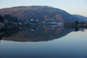 Moselspiegelung bei Alf (2)