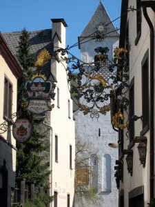 Treis-Karden, Gasse, Ausleger, St. Castor