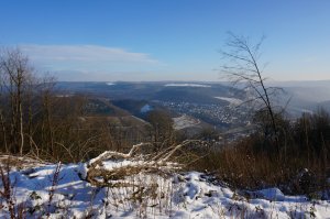Winterblick auf Bullay