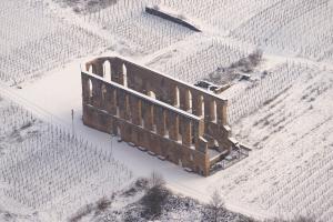 Kloster Stuben im Schnee